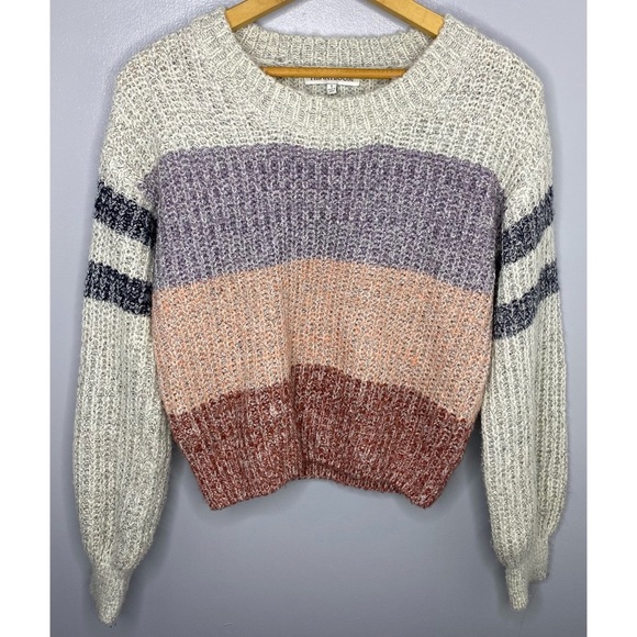 HEARTLOOM Elise Chunky Knit Striped Sweater - Picture 2 of 6